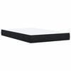 vidaXL Box Spring Bed with Mattress Black 120x200 cm Velvet