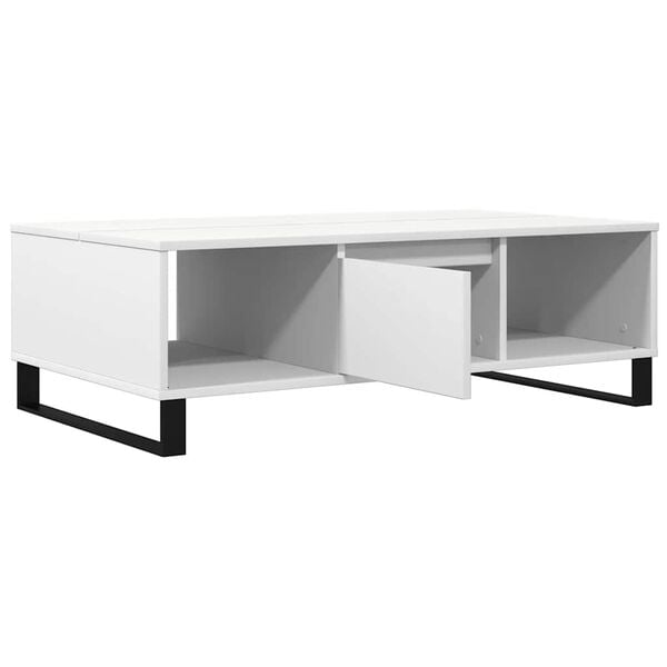 vidaXL Coffee Table White 104x60x35 cm Engineered Wood