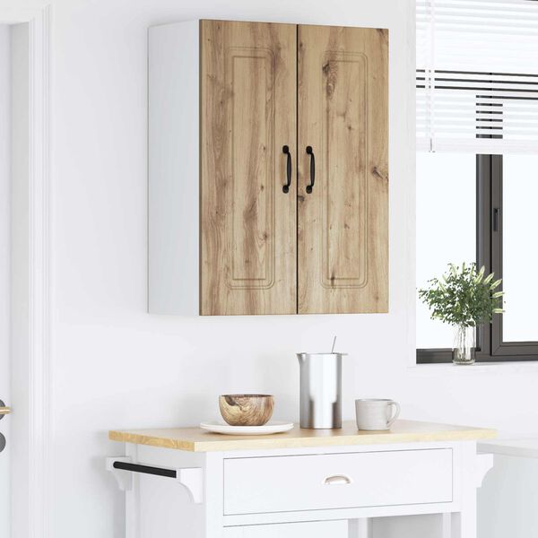 vidaXL Kitchen Cabinet Kalmar 2 pcs Artisan Oak 30 x 31 x 80 cm