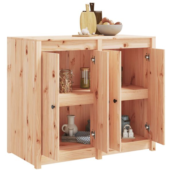 vidaXL Outdoor Kitchen Cabinet MEPPEL Solid Wood Pine