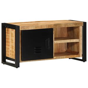 vidaXL TV Cabinet 80x30x40 cm Solid Rough Wood Mango