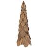 vidaXL Christmas Tree Brown 80 cm Solid Teak Wood