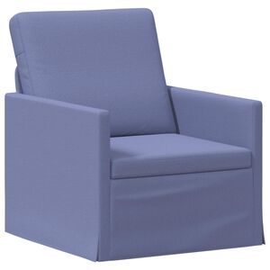 vidaXL Single Sofa Jeans Blue 70 x 81 x 82 cm Fabric