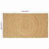 vidaXL Area Rugs Rectangular Brown 80 x 150 cm Jute