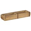 vidaXL Tray with Storage Brown 57 x 15 x 9 cm Solid Reclaim Wood