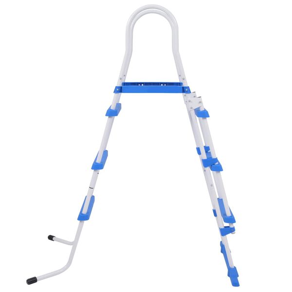 vidaXL Above-Ground Pool Safety Ladder with 3 Steps 107 cm