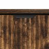 vidaXL Coffee Table Smoked Oak 90 x 49 x 46 cm Engineered Wood