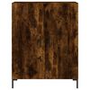 vidaXL Sideboard Smoked Oak 69.5x34x90 cm Engineered Wood