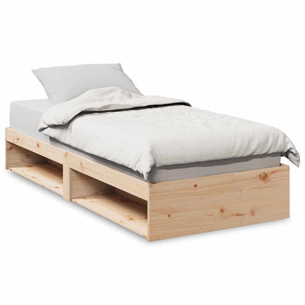 vidaXL Day Bed without Mattress 90x190 cm Solid Wood Pine