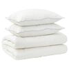 vidaXL Duvet and Pillow Set 3 pcs 220 x 260 cm 4 Seasons 300 GSM Wool