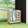 vidaXL Golf Cabinet with Wheel Plain Sonoma Oak 90 x 45 x 98 cm