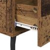 vidaXL Bedside Cabinet Old Wood 40 x 40 x 66 cm Engineered Wood