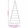 vidaXL Metal Christmas Tree with Stand Black 180 cm Steel