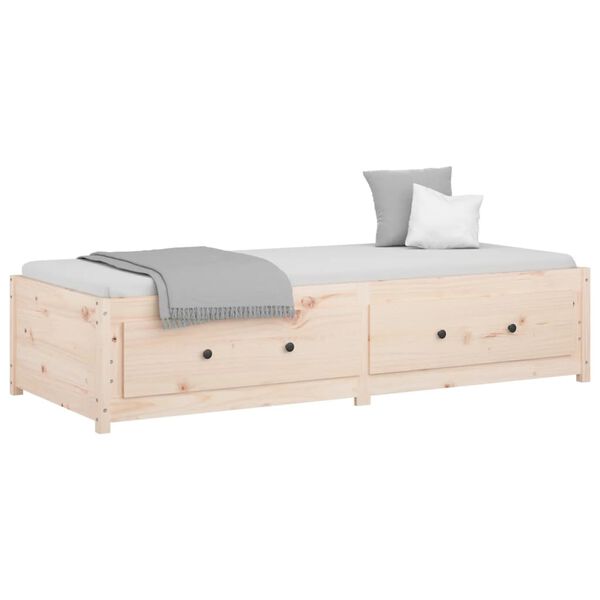 vidaXL Day Bed without Mattress 90x200 cm Solid Wood Pine