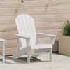 vidaXL Adirondack Chair White 82 x 74 x 92 cm HDPE