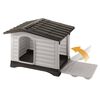 Ferplast Doghouse Villa 90 Grey 88x72x65 cm 87255099