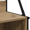 vidaXL Clothes Rack Artisan Oak 100 x 41 x 184 cm Engineered Wood