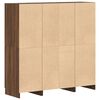 vidaXL 3 Piece Kitchen Cabinet Set Brown Oak Engineered Wood