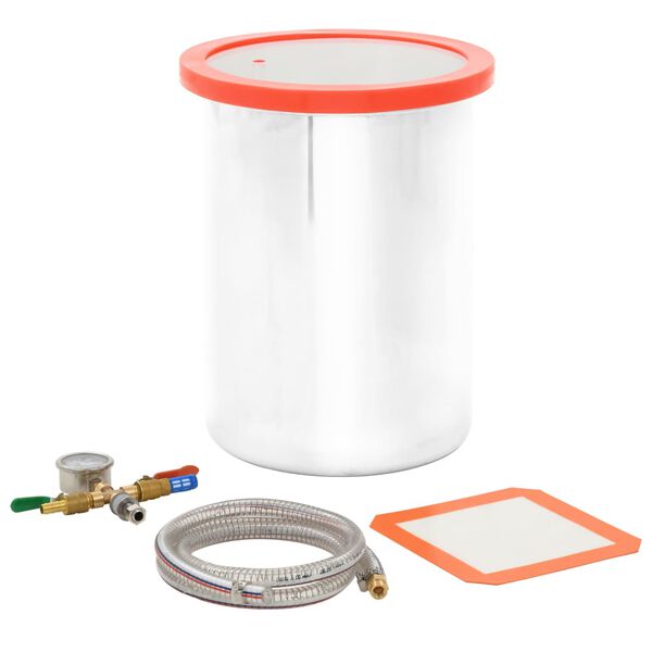 vidaXL Vacuum Chamber Stainless Steel 22.7 L