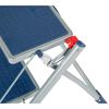 Escalo Foldable Step Stool 150 kg Metal Grey and Blue