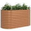 vidaXL Raised Bed Brown 160 x 80 x 81 cm Steel