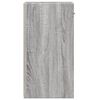 vidaXL Bedside Cabinet Grey Sonoma 35x34x65 cm Engineered Wood