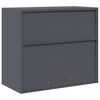 vidaXL Storage Cabinet Anthracite 80 x 40 x 70 cm Steel