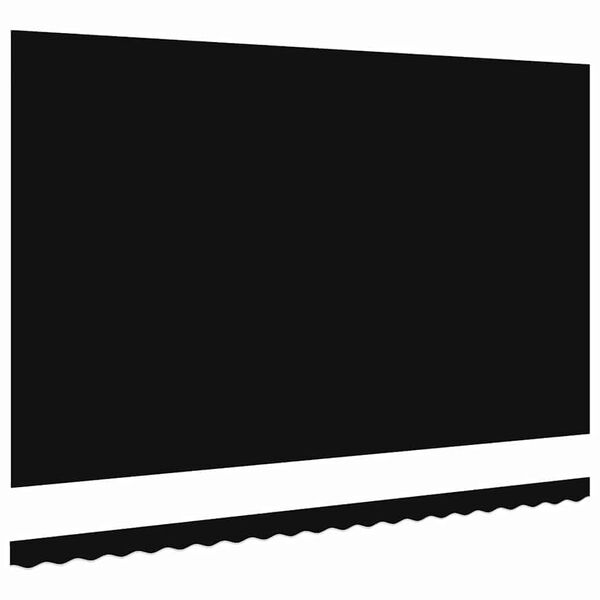 vidaXL Awning Replacement Fabric Black 480 x 345 cm Polyester