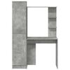 vidaXL Desk 2 pcs Concrete Grey
