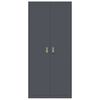 vidaXL Storage Cabinet 2 pcs Anthracite 90 x 40 x 200 cm Steel