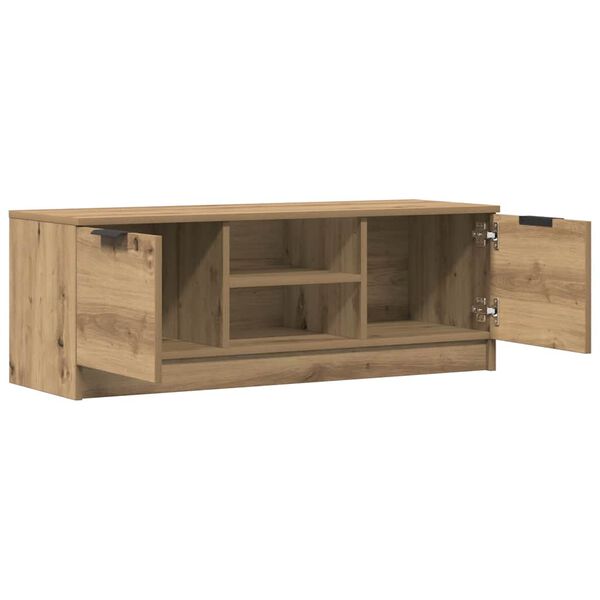 vidaXL TV Cabinet Artisan Oak 102x35x36.5 cm Engineered Wood