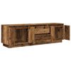 vidaXL TV Cabinet with LED Lights Old Wood 160.5x41x50 cm
