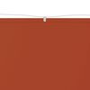 vidaXL Vertical Awning Terracotta 100x800 cm Oxford Fabric