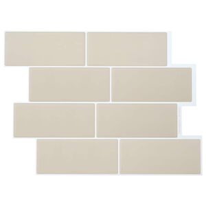 vidaXL Decorative Stickers 50 pcs Beige 29 x 21 cm