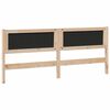 vidaXL Headboard Other Brown 200 cm Solid pine wood