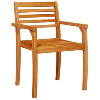 vidaXL Garden Chairs 2 pcs 59x55x85 cm Solid Wood Acacia
