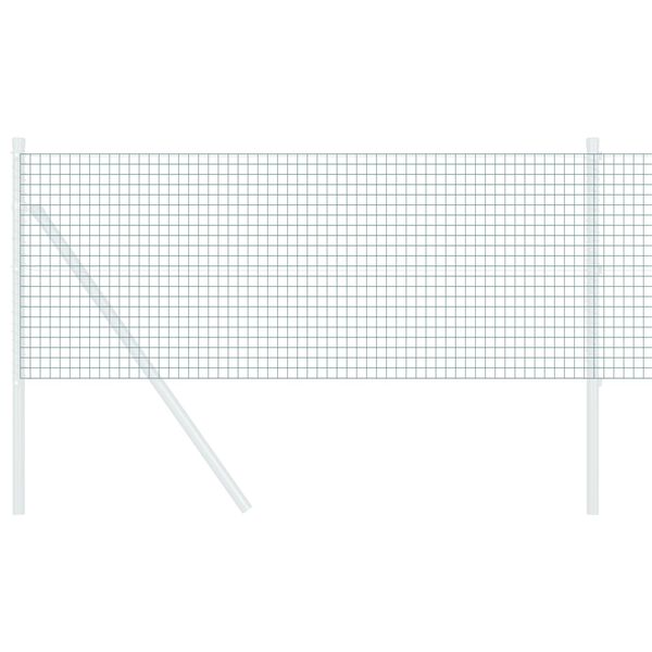 vidaXL Welded Wire Fence Green 0.6 x 50 m