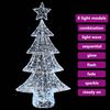 vidaXL Christmas Tree with 160 LEDs Cold white 151 cm Acrylic