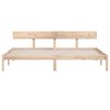 vidaXL Bed Frame without Mattress Solid Wood 200x200 cm