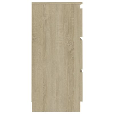 vidaXL Sideboard Sonoma Oak 60x35x76 cm Engineered Wood