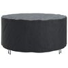 vidaXL Outdoor Furniture Cover Black 200 x 200 x 71 cm 210D fabric
