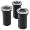 vidaXL Outdoor Ground Lights 3 pcs Round