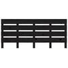 vidaXL Bed Frame without Mattress Black Solid Wood Pine Small Double