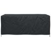 vidaXL Furniture Cover Plain Black 240 x 110 x 70 cm 600D