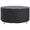 vidaXL Outdoor Furniture Cover Black 200 x 200 x 71 cm 600D fabric