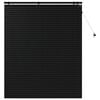 vidaXL Venetian Blind Black 135 x 160 cm 35 mm Solid Paulownia Wood