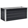 vidaXL Raised Bed | Anthracite | Galvanised steel | 100x40x45cm | Sturdy