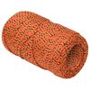 vidaXL Boat Rope Orange 2 mm 250 m Polypropylene