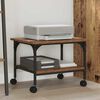 vidaXL Printer Stand Old Wood 50 x 40 x 38 cm Engineered Wood