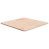 vidaXL Square Table Top 60x60x1.5 cm Untreated Solid Wood Oak